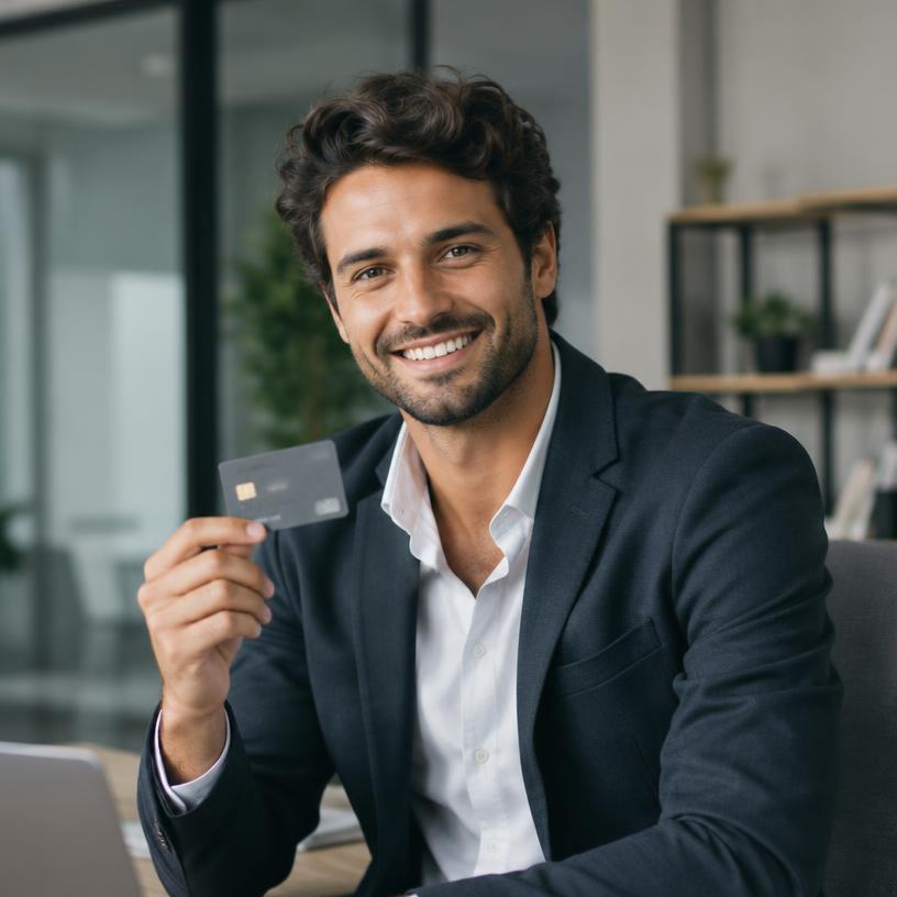 Client with card